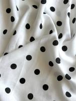 Ткань лён умягченный "горох" костюмный, ширина 143 см | Ellie Fabrics