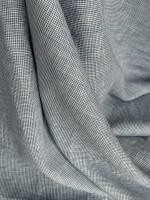 Ткань лён  сорочечный "сине-молочная клетка" арт.7/131 | Ellie Fabrics