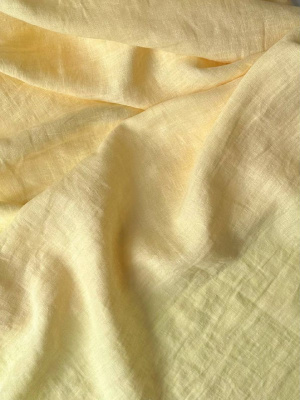Ткань лён умягченный "Баттер" с эффектом мятости (крэш)  арт.1366 | Ellie Fabrics
